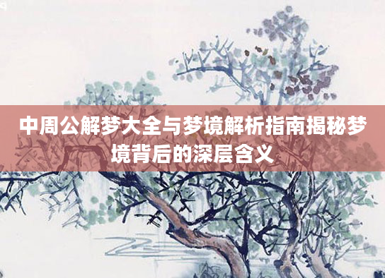 中周公解梦大全与梦境解析指南揭秘梦境背后的深层含义