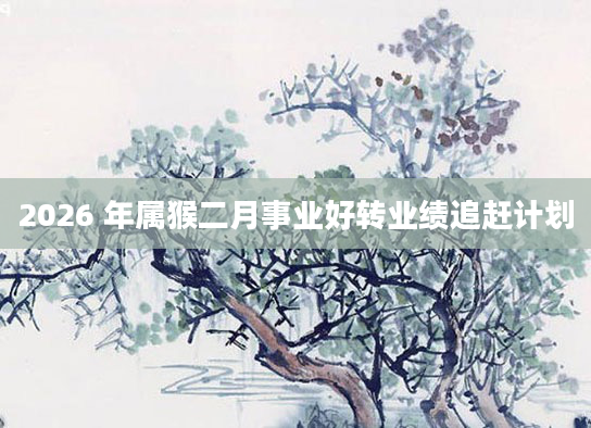 2026 年属猴二月事业好转业绩追赶计划