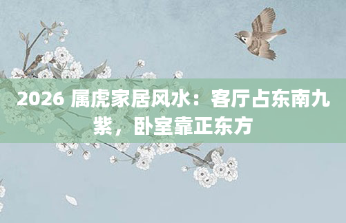 2026 属虎家居风水:客厅占东南九紫,卧室靠正东方